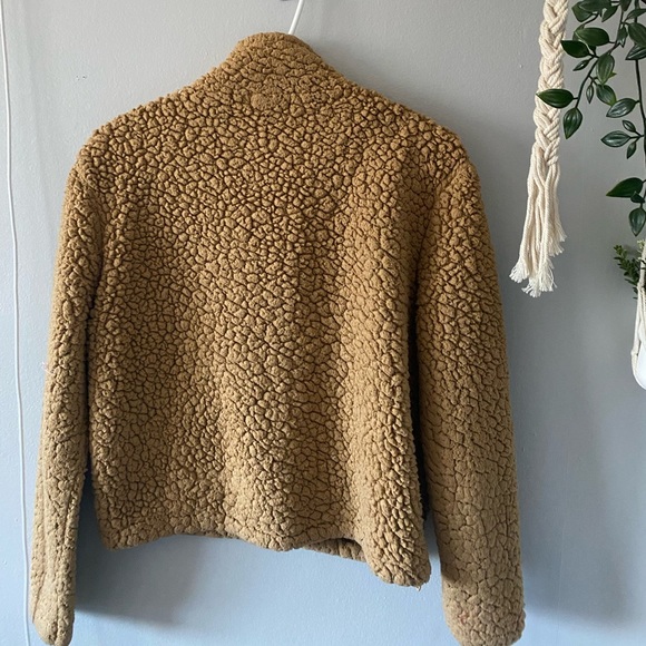 Brown Sherpa jacket from Garage in size small - Picture 3 of 3